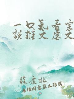 一口气看完的小说推文虐文