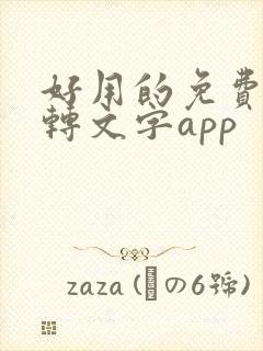 好用的免费语音转文字app