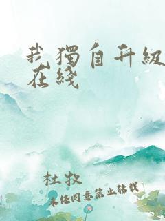 我独自升级小说在线