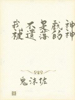 我不是戏神4条被遗落的神道