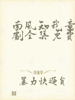 南风知我意电视剧全集免费观看