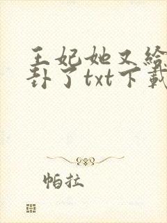 王妃她又给人算卦了txt下载