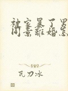 被家暴了男方不同意离婚怎么办