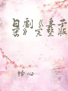 日剧《妻子的秘密》完整版