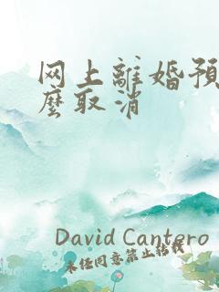 网上离婚预约怎么取消