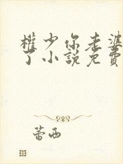 权少你老婆要跑了小说免费阅读全文