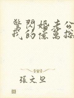 惊闪婚老公竟是我的亿万总裁