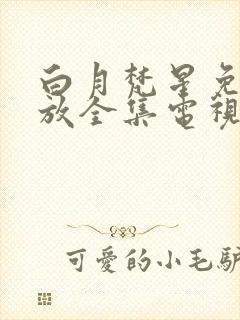 白月梵星免费播放全集电视剧