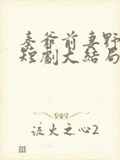 秦爷前妻野又飒短剧大结局