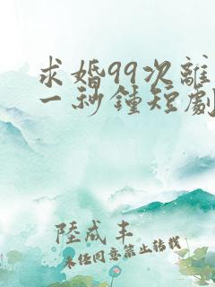 求婚99次离婚一秒钟短剧全集免费观看高清