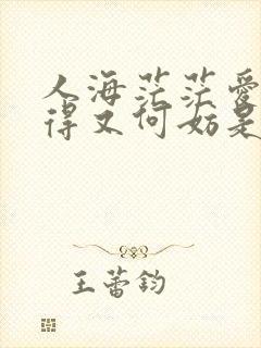 人海茫茫爱而不得又何妨是什么歌