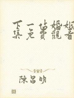 下一站婚姻34集免费观看完整版