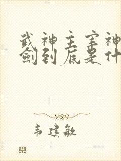 武神主宰神秘锈剑到底是什么