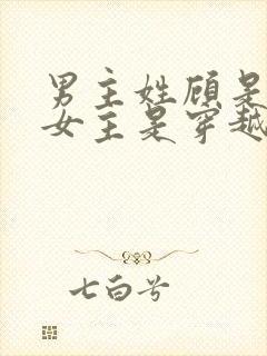 男主姓顾是丞相女主是穿越