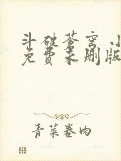 斗破苍穹 小说免费未删版