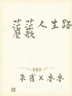 茫茫人生路是什么歌