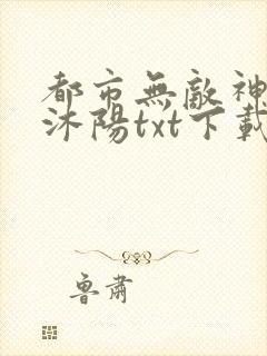 都市无敌神医唐沐阳txt下载
