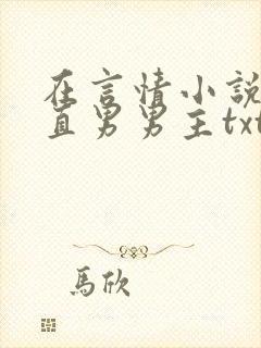 在言情小说里撩直男男主txt