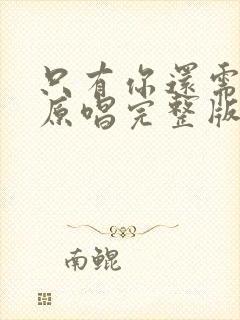 只有你还需要我原唱完整版