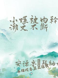 小蝶被肉干高h潮文不断