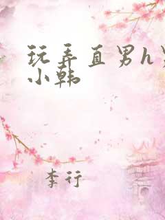 玩弄直男h男男小韩