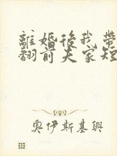 离婚后我带娃虐翻前夫家短剧热播