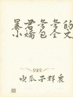 暴君爹爹的团宠小娇包全文免费阅读