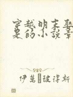 穿越明末娶柳如是的小说章节