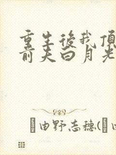 重生后我顶替了前夫白月光有声版