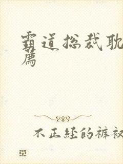 霸道总裁耽文推荐