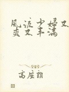 风流少妇又紧又爽又丰满