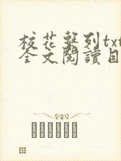 校花系列txt全文阅读目录