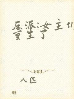 反派:女主们都重生了