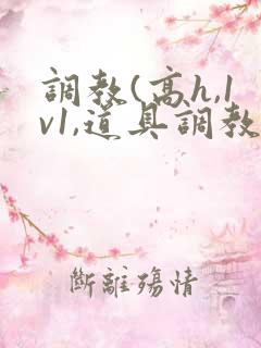 调教(高h,1v1,道具调教)