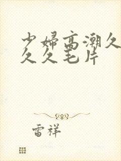 少妇高潮久久久久久毛片