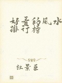 好看的风水小说排行榜
