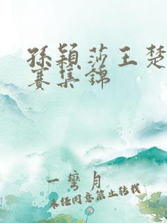 孙颖莎王楚钦比赛集锦