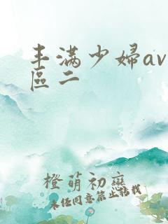 丰满少妇av一区二