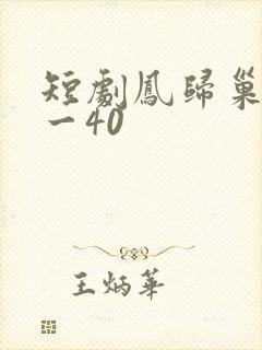 短剧凤归巢31一40