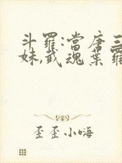 斗罗:当唐三妹妹,武魂叶罗丽的小说