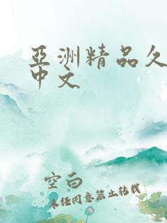 亚洲精品久久久中文