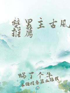 双男主古风小说推荐