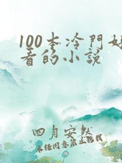 100本冷门好看的小说