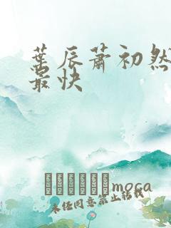 叶辰萧初然更新最快