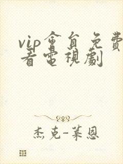 vip会员免费看电视剧