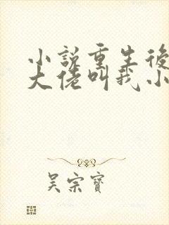 小说重生后暴躁大佬叫我小祖宗免费看