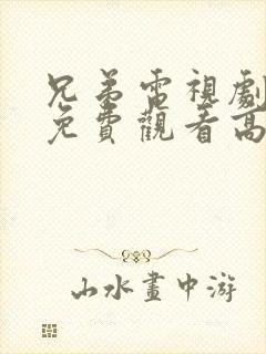 兄弟电视剧全集免费观看高清