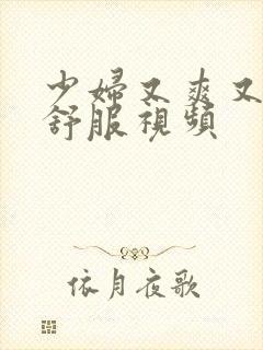 少妇又爽又色又舒服视频