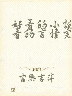 好看的小说女生看的言情完结小说