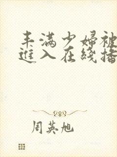 丰满少妇被猛烈进入在线播放黄